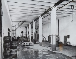 leeuw bier oude vaten hal